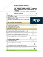 Autoevaluación Del Estudiante