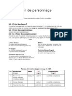 2 Évolution de Personnage Joueur - Google Docs