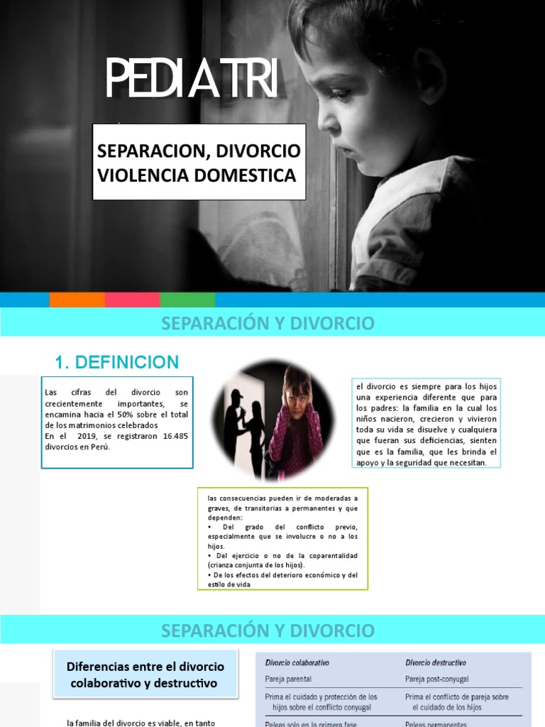 Impacto del Divorcio en Niños y Familias | PDF | Violencia doméstica ...