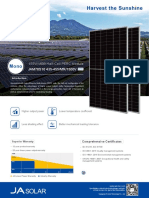 JA SOLAR 440watt Solar Panel Datasheet