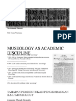Towards A Methodology of Museology