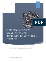 Almacenamiento y Localizacion de Problemas de Motores A Gasolina