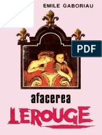 Emile Gaboriau - Afacerea Lerouge