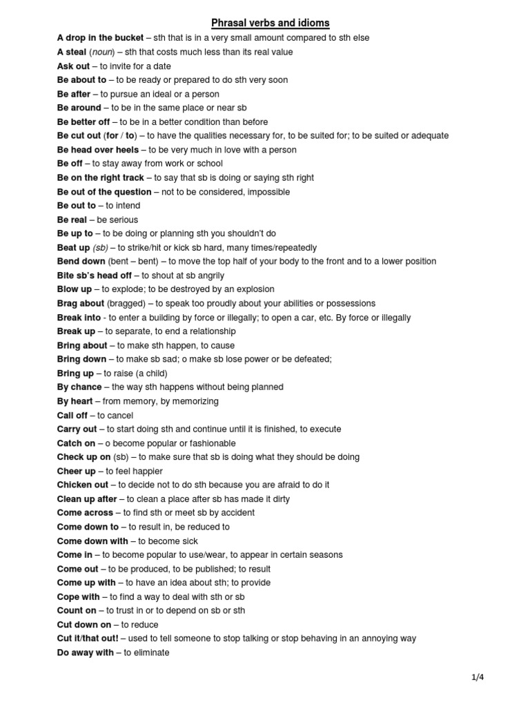 English Learners' Phrasal Guide | PDF | Feeling