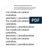 Diferencias Entre La Constitucion de 1886 y 1991