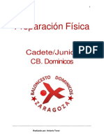 Preparación Física. Cadete - Junior Femenino