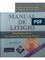 Manual de Litigio Impugnaciónes Del Derecho Procesal Penal