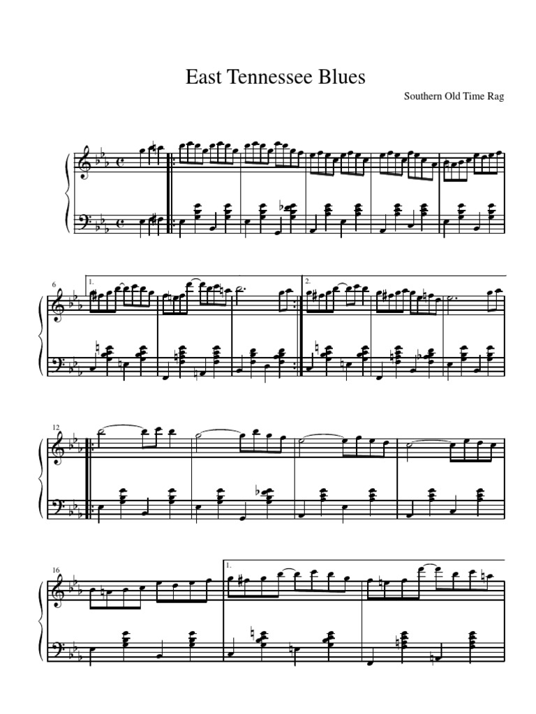 East Tennessee Blues | PDF
