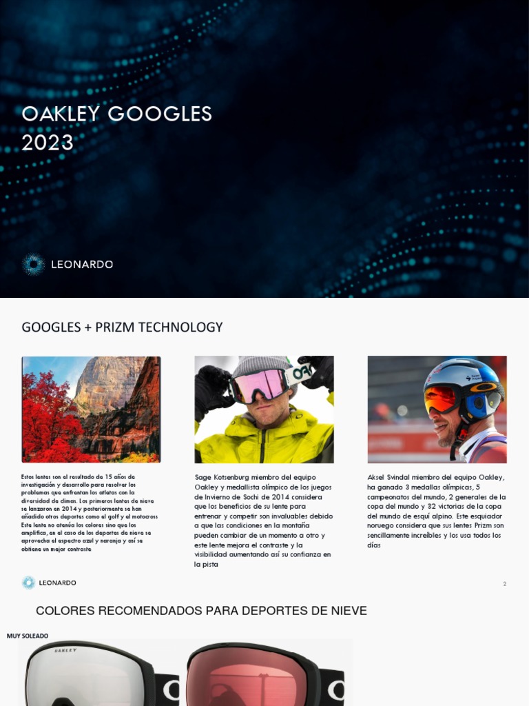 Oakley Googles 2023 | PDF | Color