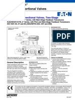 Proportional Directional Valves, Two-Stage