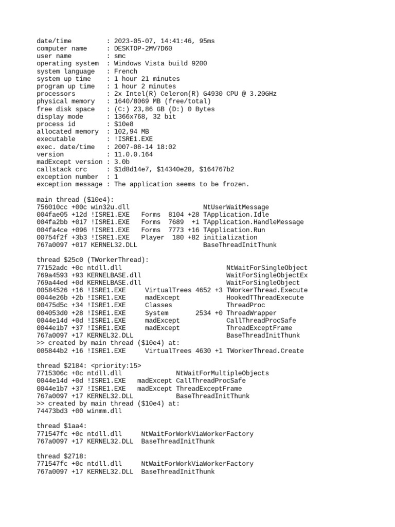 Bugreport pdf x86 architecture microsoft software