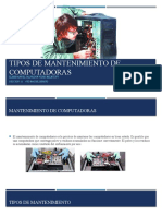 Tipos de Mantenimiento de Computadoras