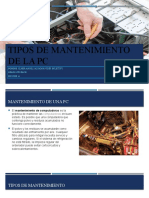 Tipos de Mantenimiento de La PC Elmer Vides