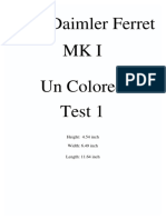 1952 Daimler Ferret MK 1 Test 002 PaperTest 1 32 Scale