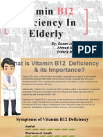 Susan - Vitamin B12 Deficiency in Elders