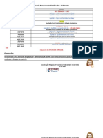 Planejamento 1° Série 2° Bimestre 2020