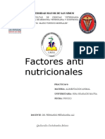 Factores Antinutricionales Alimentacion Animal