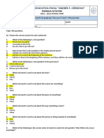 Feedback Activities - Second Term - First Year