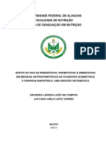 Universidade Federal de Alagoas Faculdade de Nutrição Curso de Graduação em Nutrição