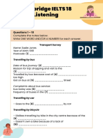 Cambridge IELTS 18 Listening TEST 1