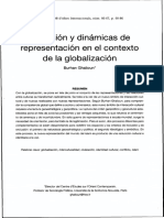 Exclusión y Dinámicas de Representación en El Contexto de La Globalización