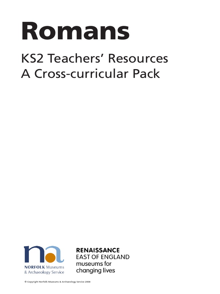 Cross Curricular Activities Romans | PDF | Ancient Rome | Roman Empire