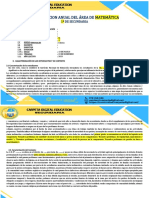 1º Plan Curricular Anual Matemática