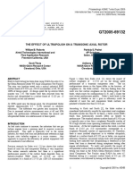 The Effect of Ultrapolish On A Transonic Axial Rotor