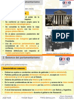 República Parlamentaria y Crisis Del Centenario