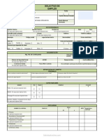 Solicitud de Empleo PDF Editable Verde