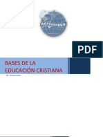 Bases de La Educación Cristiana