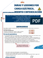 Presentación Quemaduras y Lesiones Por Descarga Eléctrica, Envenenamiento e Intoxicación