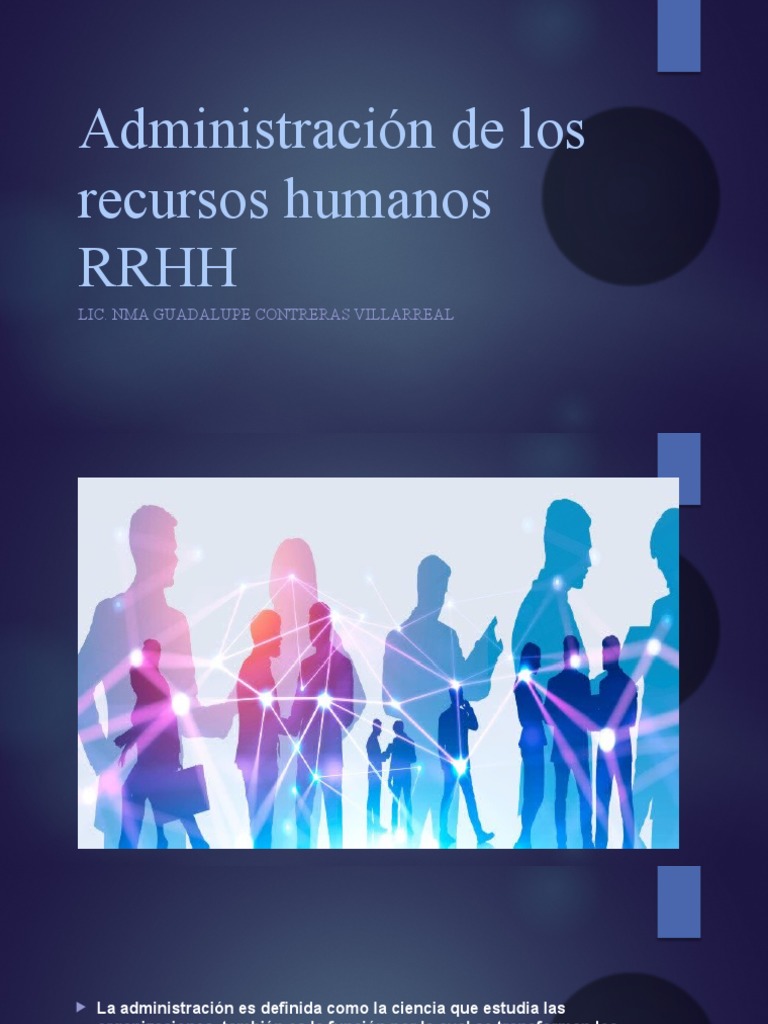 Administración de Los Recursos Humanos RRHH | PDF | Análisis FODA ...