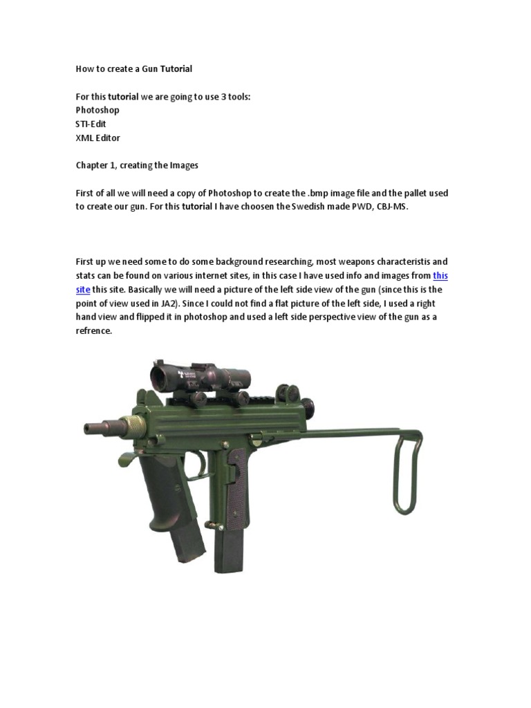 Gun Creation Tutorial in Photoshop | PDF | Adobe Photoshop | Computer ...