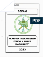 PLAN DE ENTRENAMIENTO FISICO Y ARTES MARCIALES