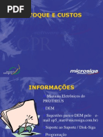 Curso Estoque e Custos