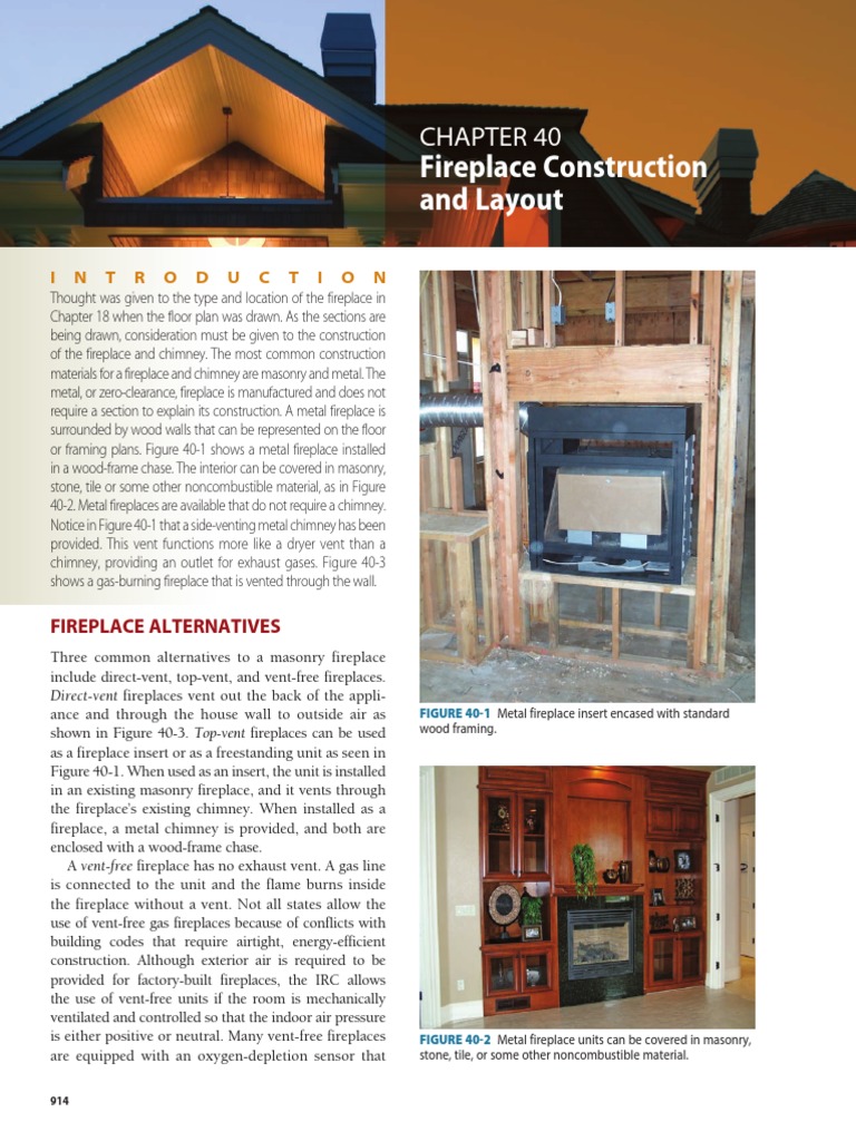 Fireplace Construction and Design Guide | PDF | Fireplace | Chimney