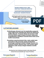 Pengaruh Beban Pajak, Debt Covenant Dan Tunneling Incentive Terhadap Keputusan Perusahaan Melakukan Transfer Pricing