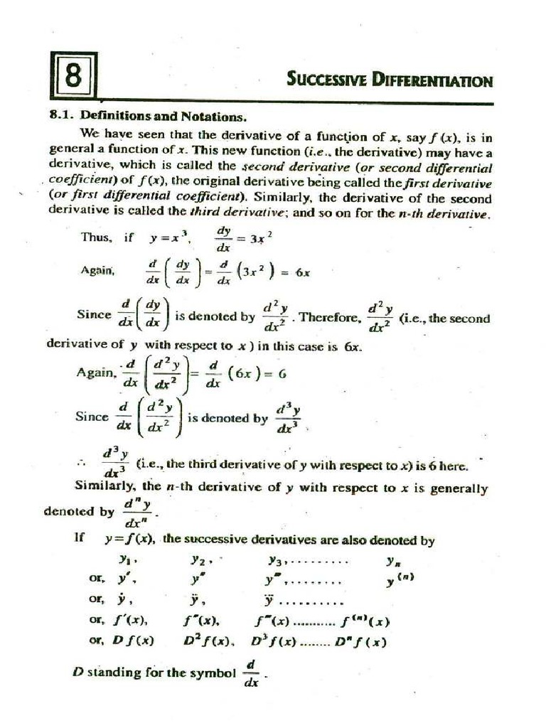 Differential Calculus Das Mukherjee PDF Derivative Mathematical Relations
