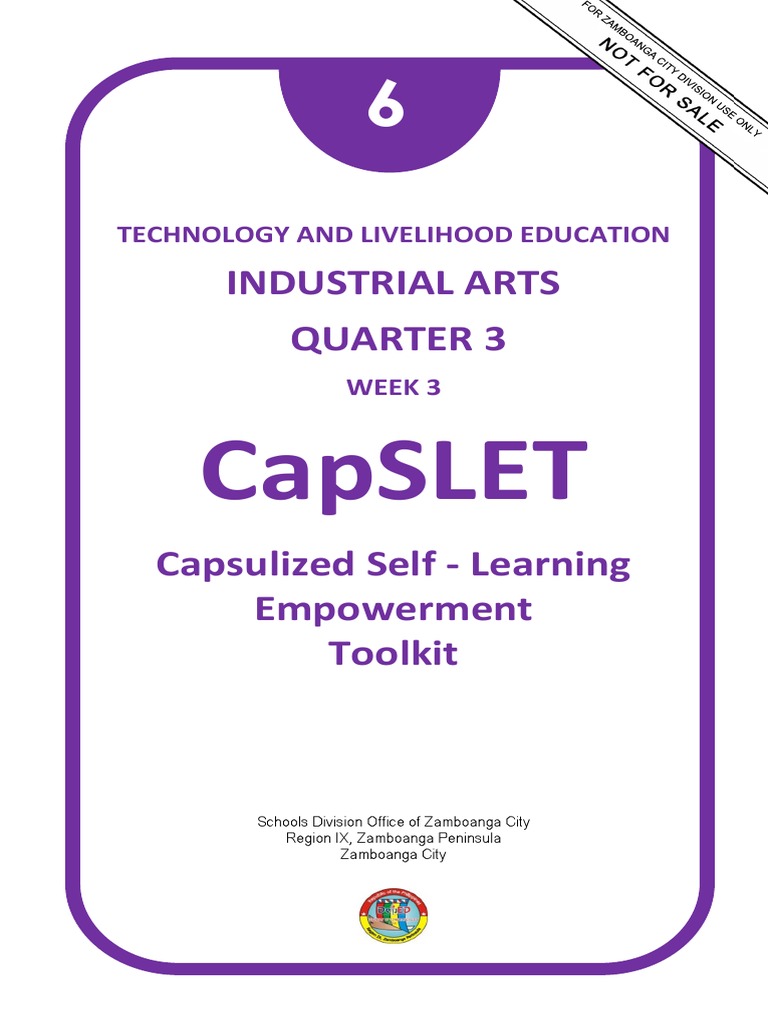 Tle 6 Ia Q3 Week 3 Pdf Drawing Learning