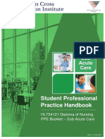 HLT54121 PPE Booklet (Sub Acute Care) V1.0 - May 2022