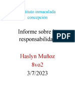 Informe de La Responsabilidad