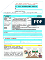 3° Ses. Lunes 24 de Abril Comunicación Leemos Sobre Gastos Familiares.