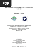 Download Sendero Observacion Aves Cayala by api-3709185 SN6607633 doc pdf