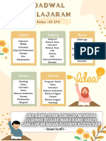 Jadwal Pelajaran 11 Ips