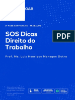 E-Book SOS - Direito Do Trabalho