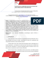 Fatores Que Influenciam o Aprendizado Dos Alunos Nas