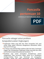 Pancasila Sebagai Solusi Kerusakan Lingkungan