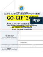 GO-GIF 2023 Official Registration Form