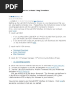 LabVIEW Interface For Arduino Setup Procedure